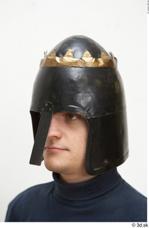 Medieval helmet with a crown 1 army crown head helmet…